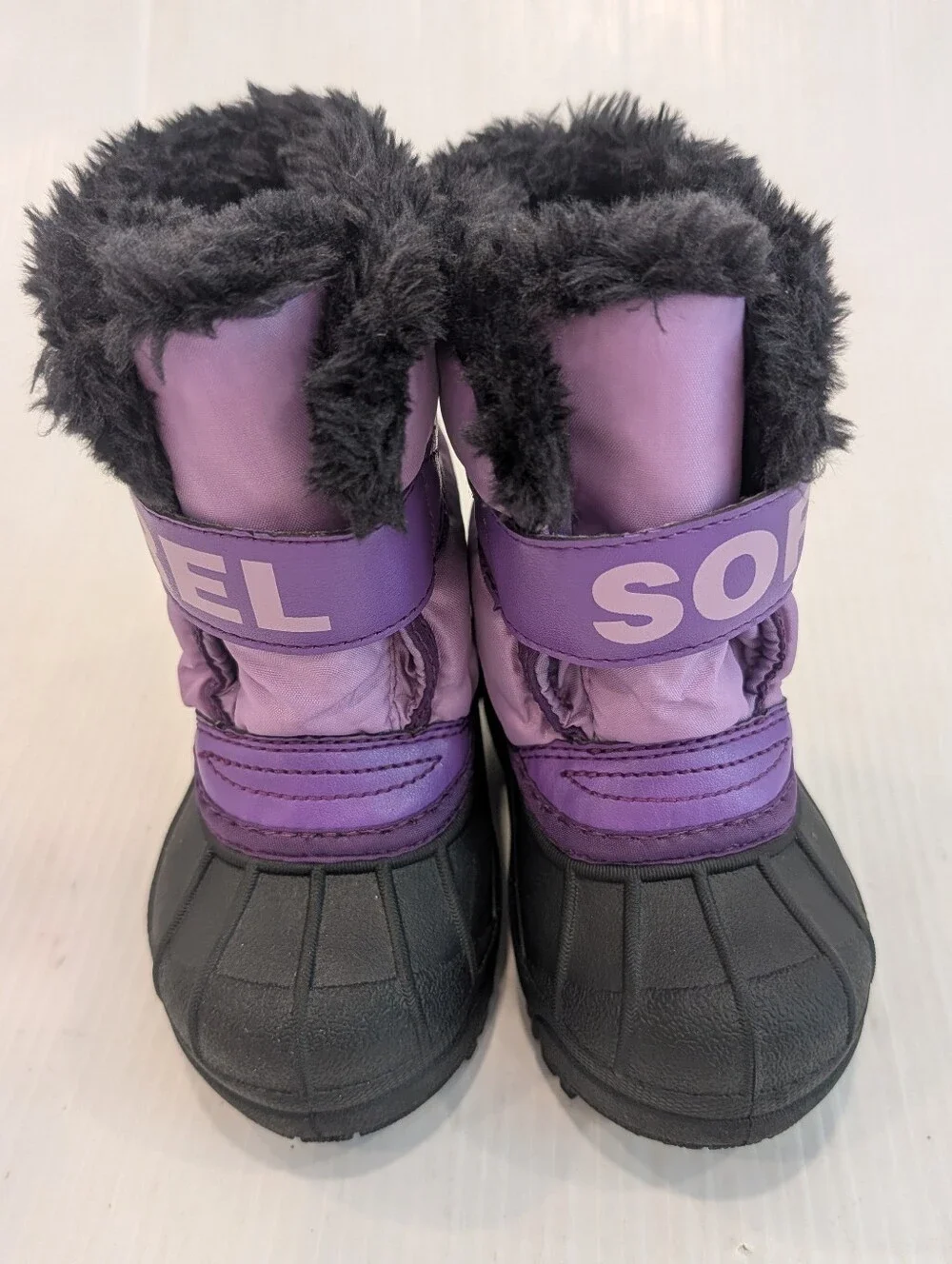 SOREL Toddler Girls Purple Winter Snow Boots Size 6